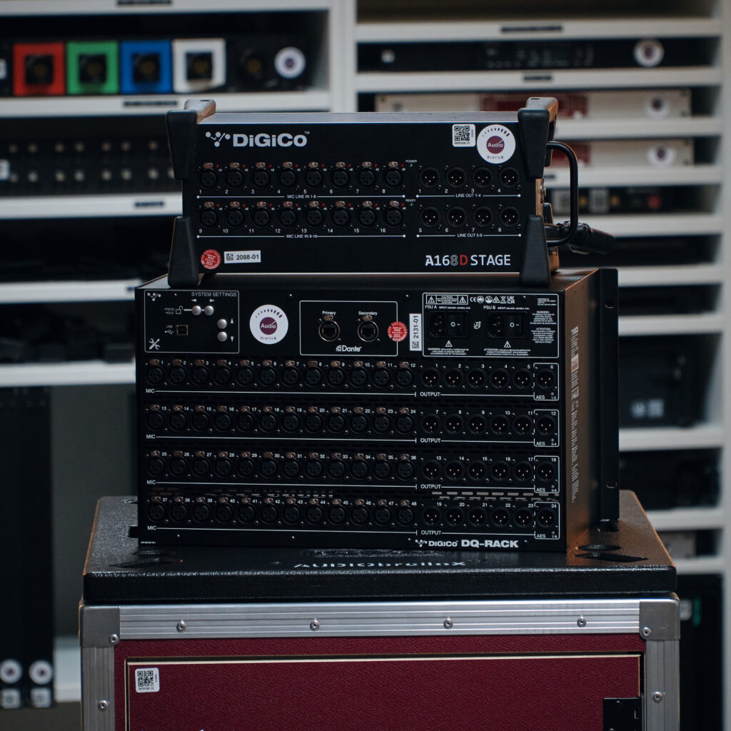 DiGiCo DQ-Rack und A168D Stage