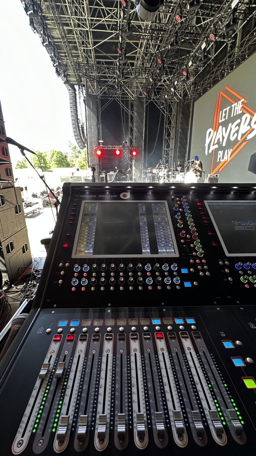 POA 2024 DiGiCo SD12 am FOH von AUDIObrelloX