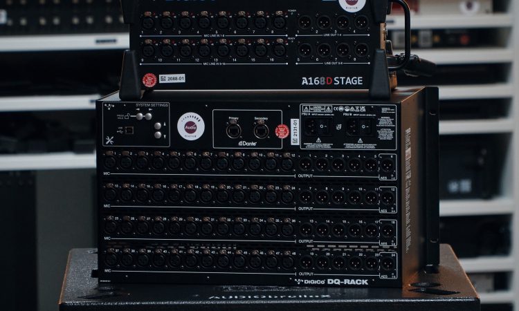 DiGiCo DQ-Rack und A168D Stage