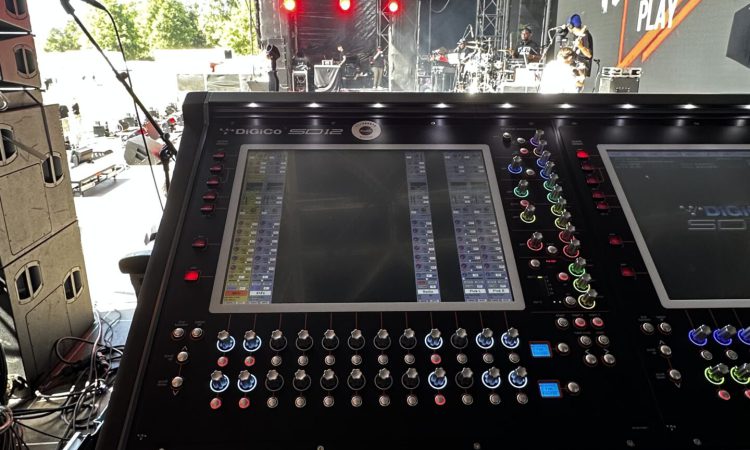 POA 2024 DiGiCo SD12 am FOH von AUDIObrelloX